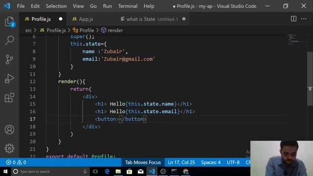 React Js State Tutorial in Hindi /Urdu смотреть онлайн