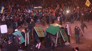 Майдан. Противостояние на улице Грушевского (Начало)