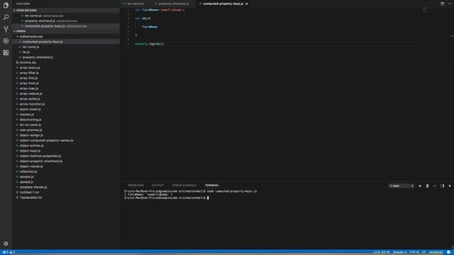 ES6 Computed Property Keys Kullanımı смотреть онлайн