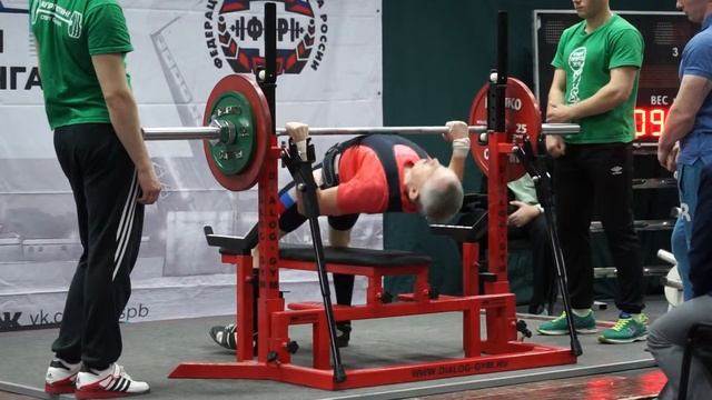Лыхин Геннадий жим лежа 95 кг смотреть онлайн