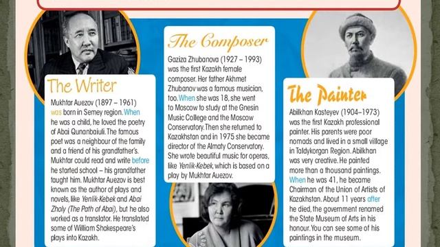 English plus 5grade, Famous kazakh artists смотреть онлайн