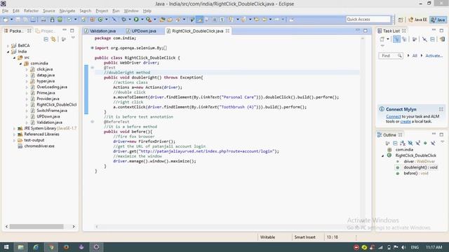 How do you perform Double Click and Right Click in Selenium Java смотреть онлайн