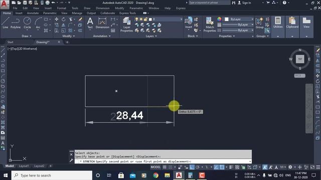 #12 How to use Stretch Command in AutoCAD | Tutorial 12 | AutoCAD 2020 | Hindi/Urdu смотреть онлайн