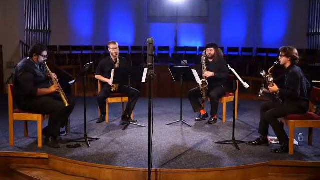 Composer’s Voice features the saxophone quartet TC4 смотреть онлайн