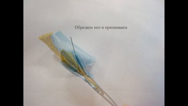 Канзаши Корона ШИКАРНАЯ для Снегурочки или Снежинки МК 26 смотреть онлайн