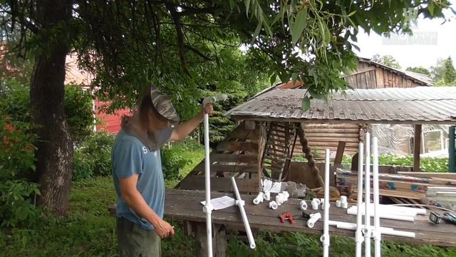 Огурцов в 2 раза больше!!! Сделай своими руками из полипропиленовых труб. Шпалера. ЖКВ САМОРУЧКА смотреть онлайн