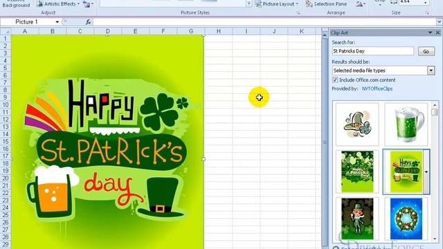 Excel 2010: Free Clip Art смотреть онлайн