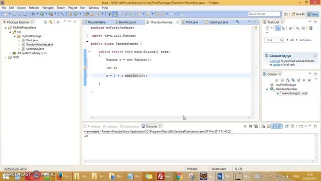 How to generate random number in Java смотреть онлайн