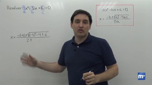 Resolver x^2-5x+6=0 . Ecuación de segundo grado смотреть онлайн