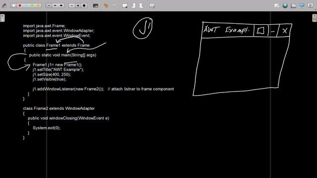 4.How to close Frame using WindowAdapter in Java смотреть онлайн