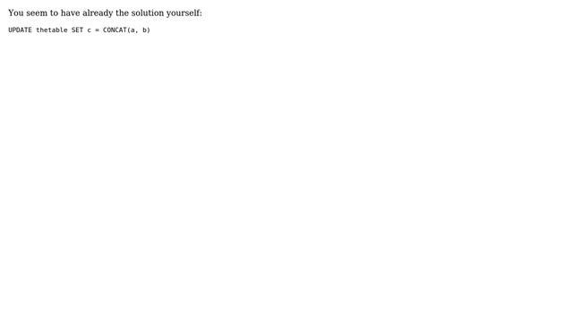 Databases: How to combine two columns into one? (2 Solutions!!) смотреть онлайн