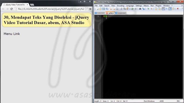 31, Mouseenter dan Mouseleave, jQuery Video Tutorial Dasar смотреть онлайн