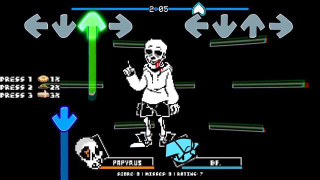 FNF: Distrust V3 [DEMO] // Undertale mod █ Friday Night Funkin' █ смотреть онлайн