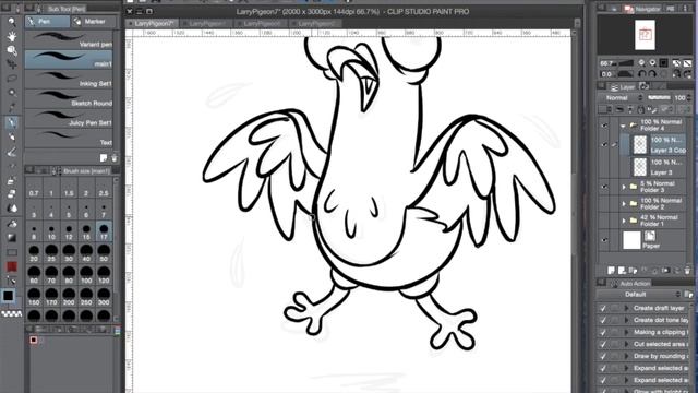 SPEED DRAWING Sticker for Telegram: Larry the Insane Pigeon: Anger смотреть онлайн