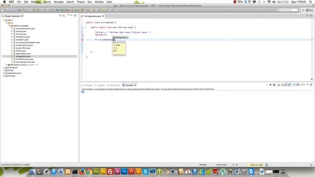 Java Yazı İçinde Kelime Arama contains() Metotu - Temel Java Eğitimi смотреть онлайн