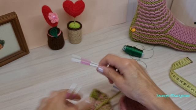 Домашние тапочки-сапожки без шва. смотреть онлайн