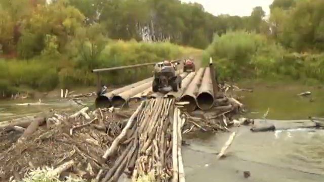 Экстримальная поездка на озеро Черталы (Тарский район, Омская область) смотреть онлайн