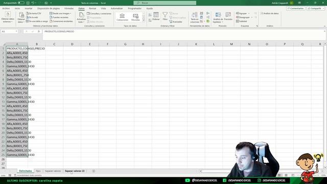 SEPARAR VALORES en Excel | Clips de Excel #75 смотреть онлайн