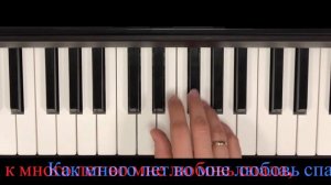 ЛЮБОВЬ НАСТАЛА караоке с мелодией на фортепиано