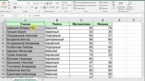 Excel. Обработка большого массива данных. Часть 1