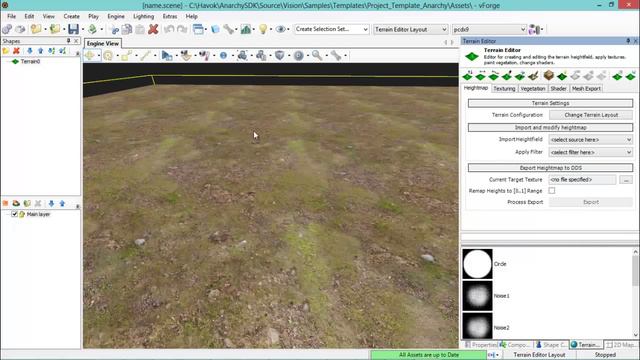 Project Anarchy: terraina (тест урок ибо в спешки снял,для тех кто не знает как сделать terrain) смотреть онлайн