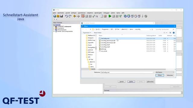 Der Schnellstart Assistent Java | GUI Testtool für Java, Web, Android und Windows - QF-Test смотреть онлайн