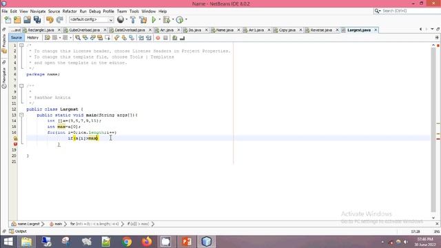 Java program To find the largest and smallest element in an array( fast):Java tutorial Part 16 смотреть онлайн