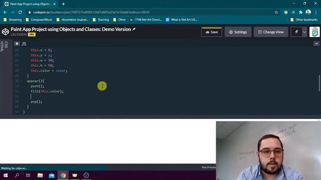 Making the Paint App: p5 tutorial смотреть онлайн