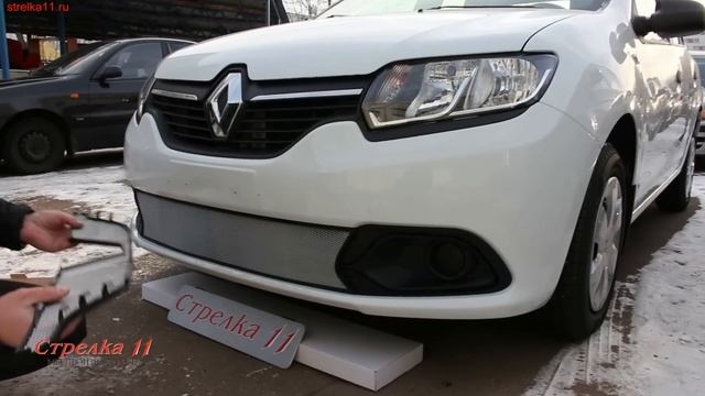 Защита радиатора для RENAULT LOGAN 2014г.в. - Strelka11.ru
