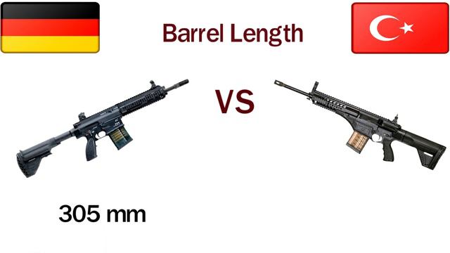 German HK-417 VS Turkish MPT-76 Battle Rifle смотреть онлайн