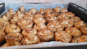 АРОМАТНЫЕ ШАМПИНЬОНЫ В ДУХОВКЕ