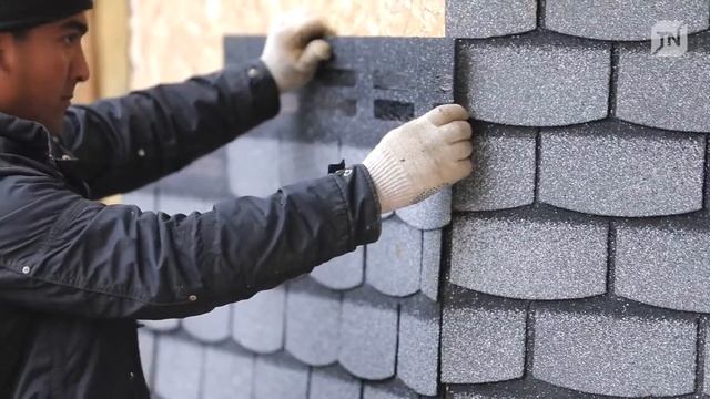 Отзыв о фасадной плитке Хауберк Hauberk ТехноНИКОЛЬ от строителя Zpmos Тарасова А. Б.