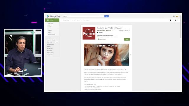 Remini: Aplicación para edición de fotos смотреть онлайн