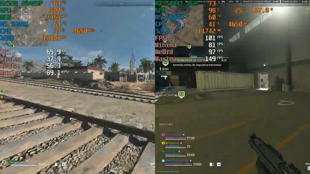 RX580 8GB 2048SP vs RX5500XT 8GB - WARZONE 2.0 (Competitive Settings 1080p) смотреть онлайн