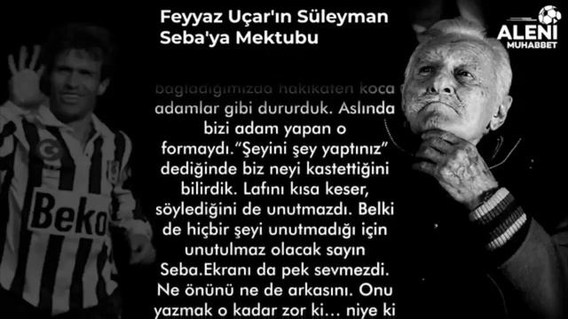 Efsane Feyyaz Ucar'in Süleyman Seba'ya yazdigi mektup 😥😥 #Besiktas #Beşiktaş #BJK смотреть онлайн
