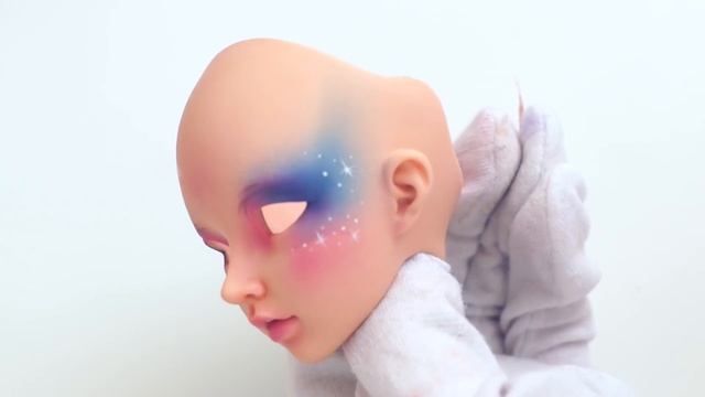 [BJD] Роспись куклы минифи Селин мейкап / фейсап [БЖД] BJD minifee Celine урок от WillStore смотреть онлайн