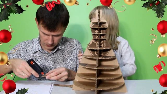 DIY. How to make Doll. Сделать куклу из картона. смотреть онлайн