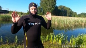 Как правельно надеть гидрокостюм.Снимаем и одеваем.Подводная охота