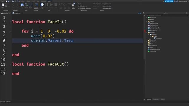 How to make a GUI that Fades in and Out (ROBLOX STUDIO) смотреть онлайн