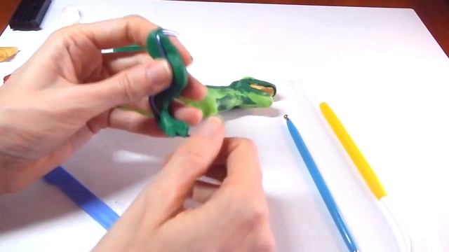 Тираннозавр - Tyrannosaurus - Modeling clay - Как сделать динозавра смотреть онлайн