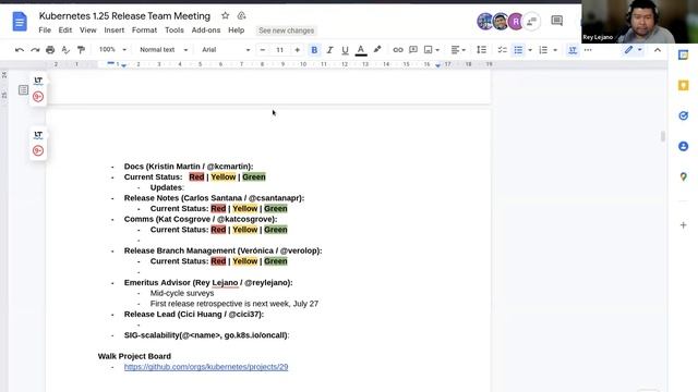 Kubernetes Release Team Meeting (APAC) (1.25) смотреть онлайн