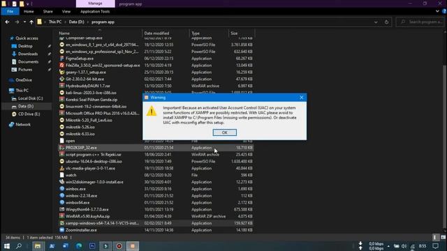 THE SELECTED FOLDER IS NOT EMPTY PADA XAMPP смотреть онлайн