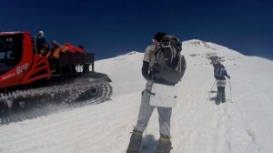 Восхождение на Эльбрус ч.5 Скалы Пастухова, высота 4700м, на вулкане жара.