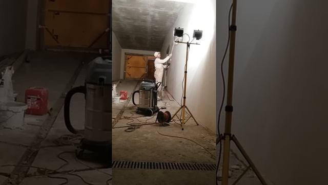 Шлифовка стен Аspro A1 г.Казань смотреть онлайн