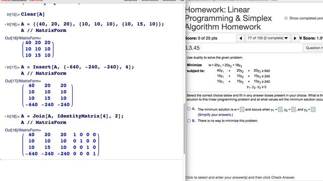 Duality in Linear Programming using Wolfram Mathematica and Pearson.... смотреть онлайн