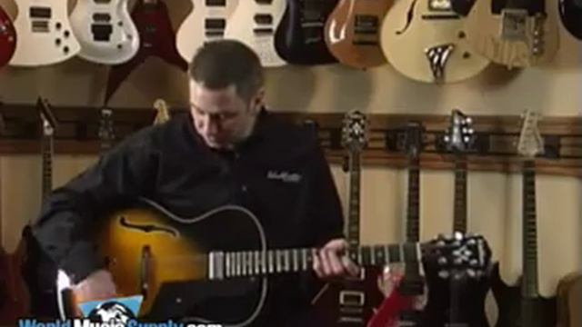 Washburn Hollow-Body Electric Guitar HB15 Demo смотреть онлайн