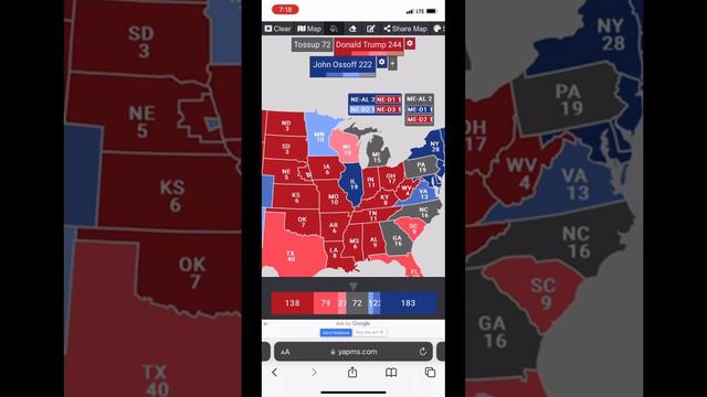 2024 Presidential Prediction Jon Ossoff Vs Donald Trump (day 9) смотреть онлайн