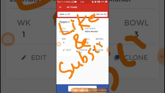 TIT VS WAR PLAYING 11 semi final match dream11 смотреть онлайн