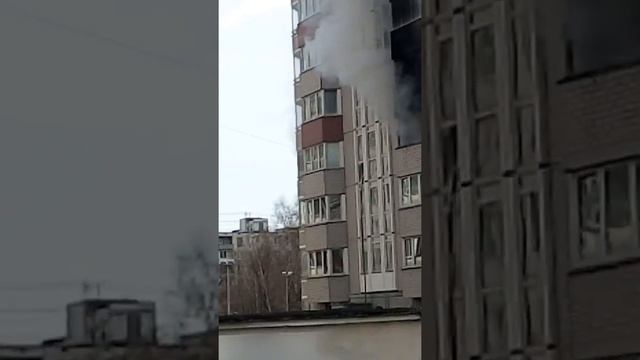 Пожар в Медведково 08.04.2018 смотреть онлайн