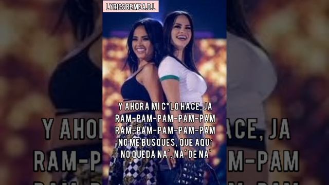 becky g & natti nattasha (lyrics video)Ram pam pam смотреть онлайн